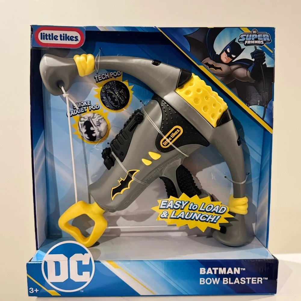 LITTLE TIKES Batman Bow Blaster - DC Active Play Toy Blasters for kids. NEW
